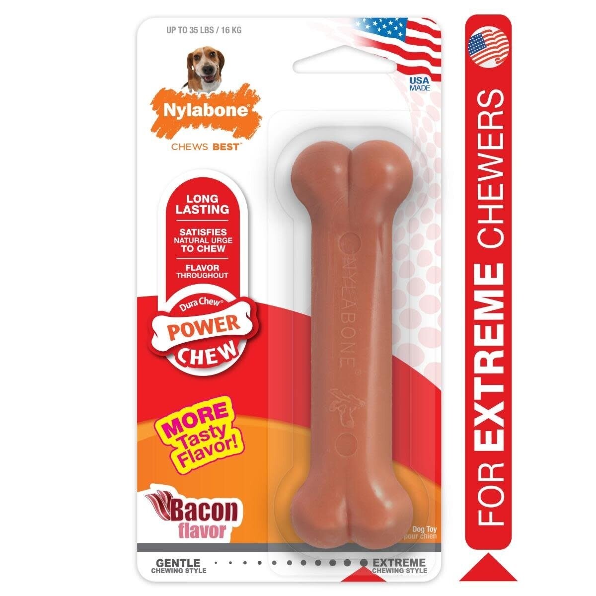 Nylabone DuraChew Bacon Wolf