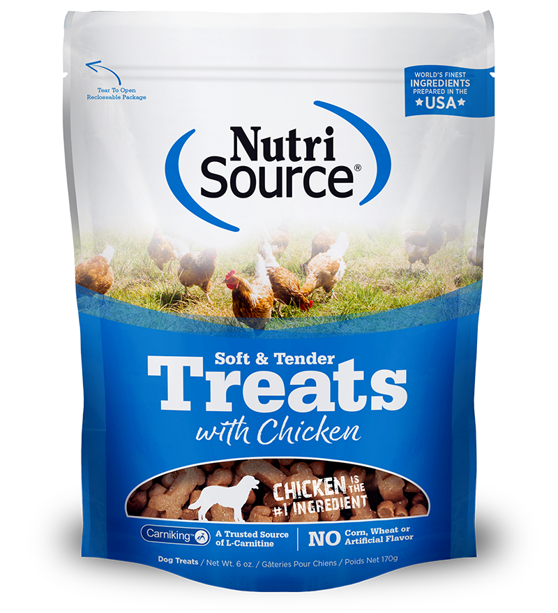 NutriSource Dog Treats Tender Bites Chicken 14 oz