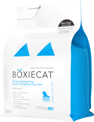 Boxie Cat All Natural Scent Free Premium Clumping Clay Litter 28 lbs