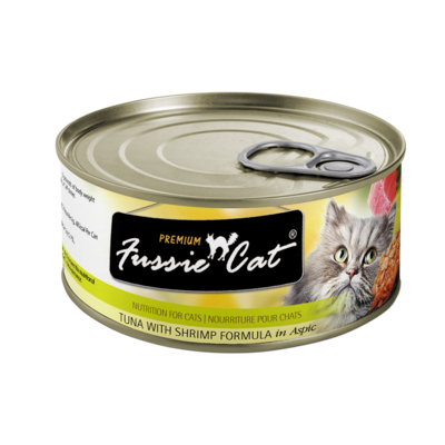 Fussie Cat Can Premium Tuna &amp; Shrimp in Aspic 2.82 oz