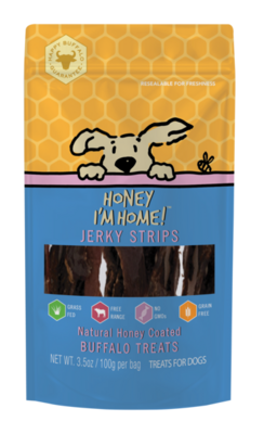 Honey I&#39;m Home Jerky Strips 3.5 oz