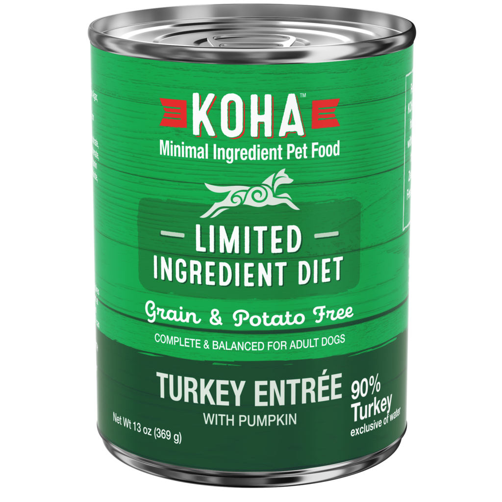 Koha Dog Can Limited Ingredient Diet Turkey Entree 13 oz Case of 12
