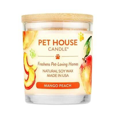 Pet House Candle Mango Peach 9 oz