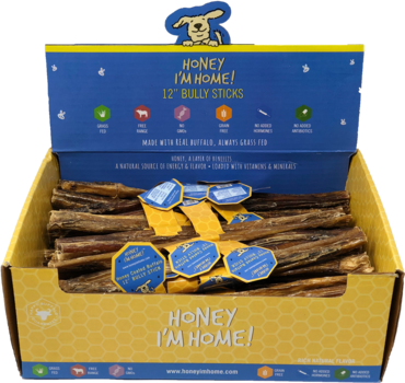 Honey I&#39;m Home Bully Stick 12&quot;