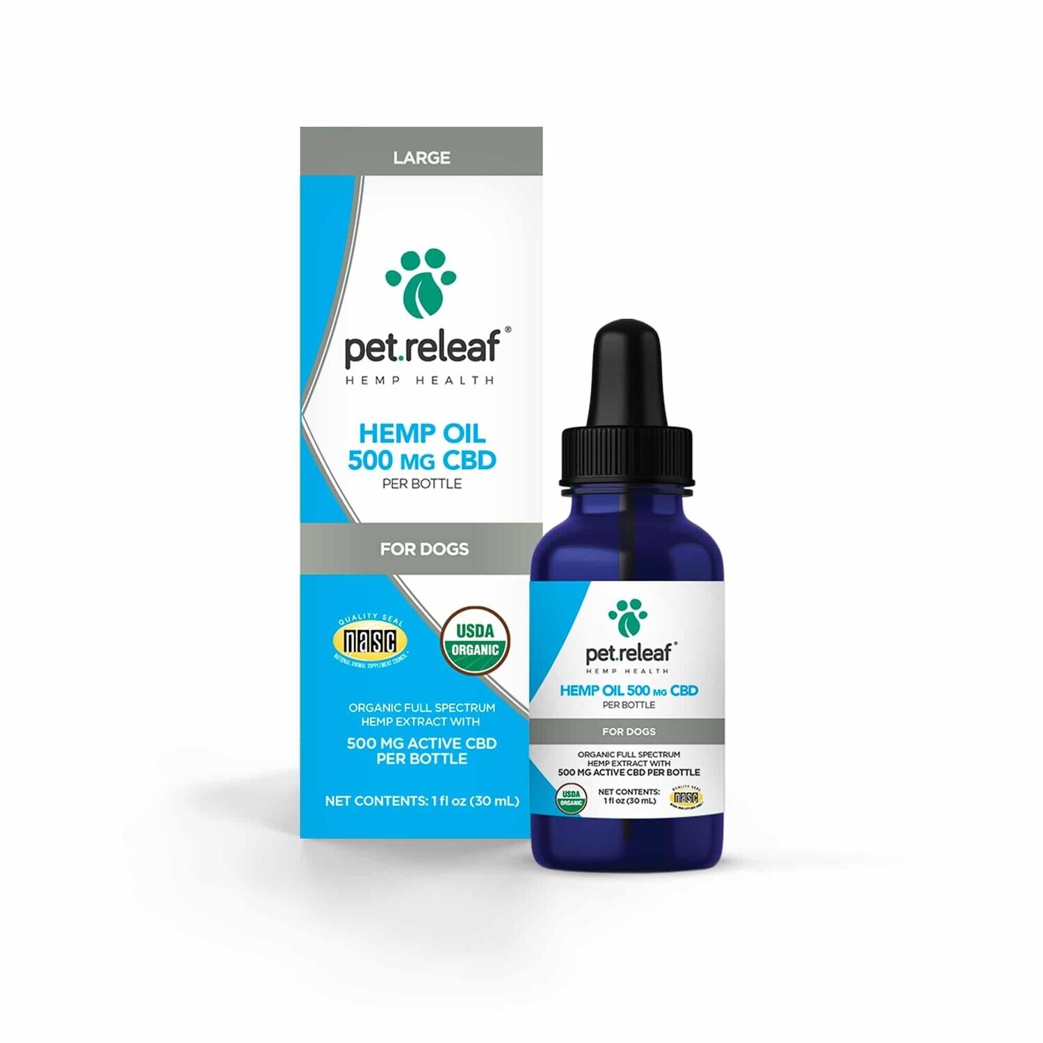 Pet Releaf Hemp Oil with 500 mg CBD