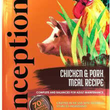 Inception Chicken &amp; Pork Meal Recipe Dog Food 4 lbs