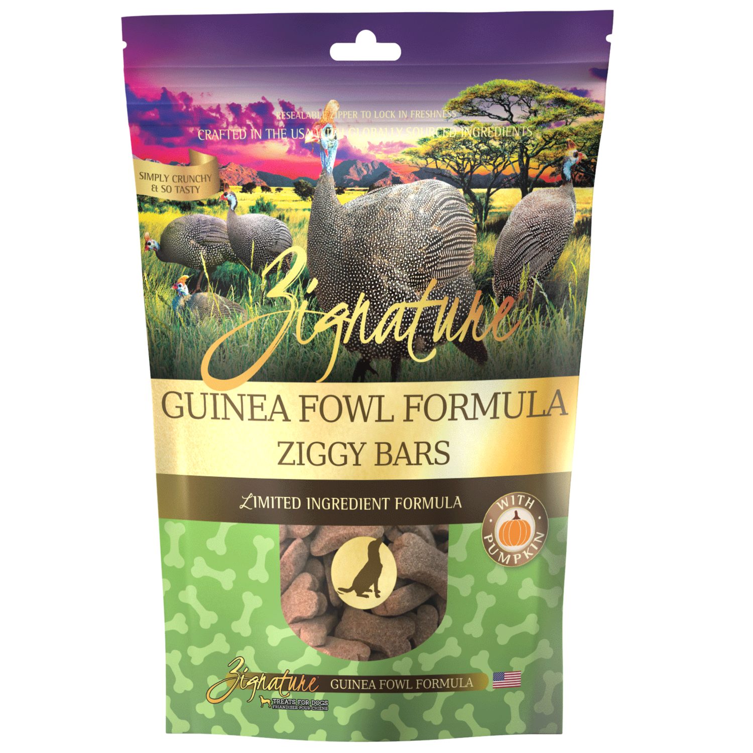 Zignature Ziggy Bars Guinea Fowl Formula 12 oz