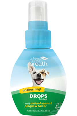 Tropiclean Fresh Breath Oral Care Drops 2.2 oz