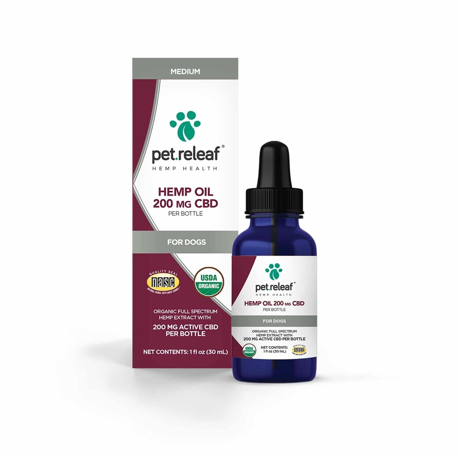 Pet Releaf Hemp Oil with 200 mg CBD
