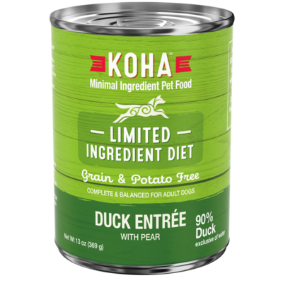 Koha Dog Can Limited Ingredient Diet Duck Entree 13 oz