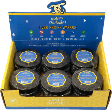 Honey I&#39;m Home Liver Wafer Box of 18