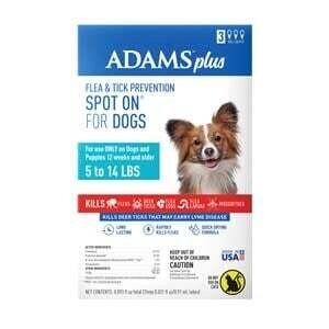 Adams Plus Flea &amp; Tick Spot On Small Dogs 3 pk