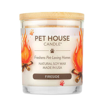 Pet House Candle SEASONAL Winter Fireside 9 oz