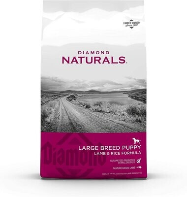 Diamond Naturals Large Breed Puppy Lamb &amp; Rice 40 Lb
