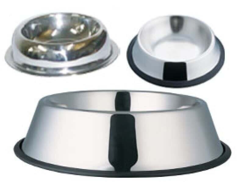 IndiPet Cat Dish Stainless No Tip 8 oz