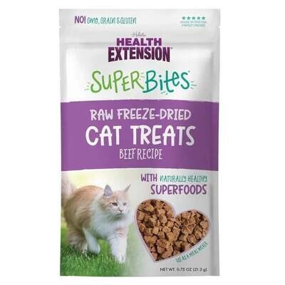 Superbites Raw Freeze Dried Cat Treats Beef Recipe (0.75oz)