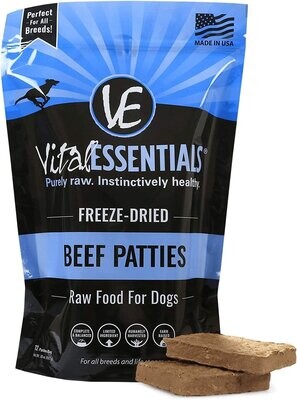 Vital Essentials Freeze Dried Beef Patties 30 oz