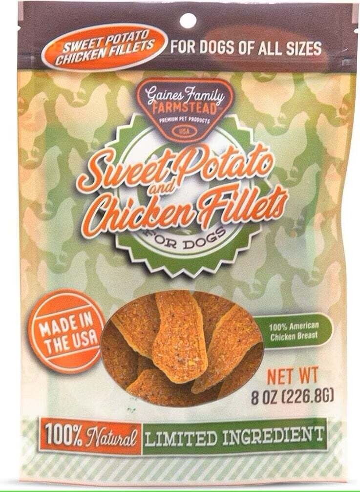 Gaines Family Farmstead Sweet Potato &amp; Chicken Filets 8 oz