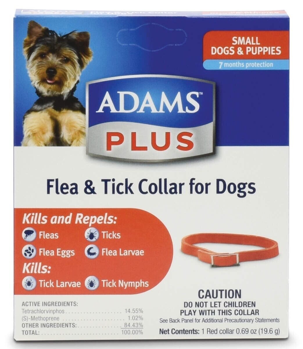 Adams Plus Flea &amp; Tick Dog Collar Small