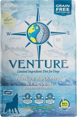 Earthborn Venture Alaskan Pollock &amp; Pumpkin 25 Lbs