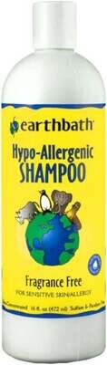 Earthbath Shampoo Hypoallergenic Fragrance Free Sensitive Skin 16 fl. oz