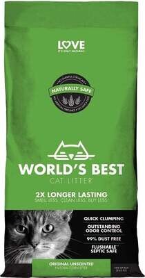 World&#39;s Best Original Unscented Clumping Litter 8 Lb
