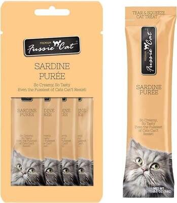 Fussie Cat Puree Sardine 4 pack