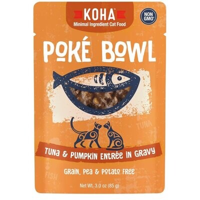 Koha Cat Grain Free Poke Bowl Tuna Pumpkin 3 oz