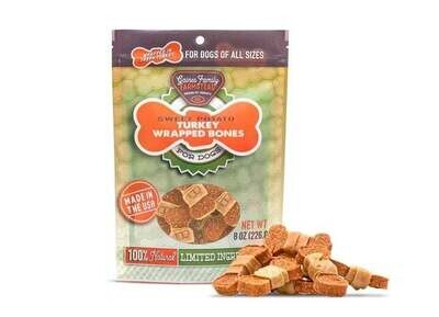 Gaines Family Farmstead Sweet Potato Bones Turkey Wrapped 8 oz