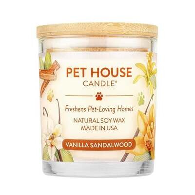 Pet House Candle Vanilla Sandalwood 9 oz