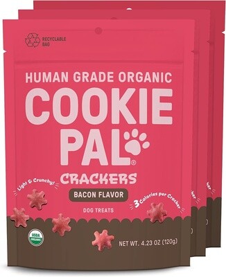 Cookie Pal Dog Crackers Bacon Flavor