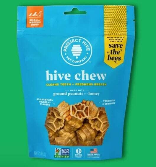 Project Hive Comb Chew Small Peanut &amp; Honey 9 oz