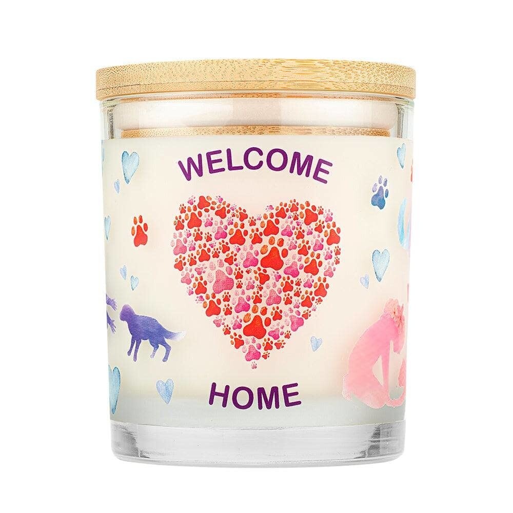 Pet House All Natural Pet Friendly Plant Based Soy Wax Candle Welcome Home Scented 9 oz