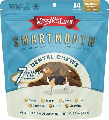 Smartmouth Dental Chew Sm-Med 14 ct