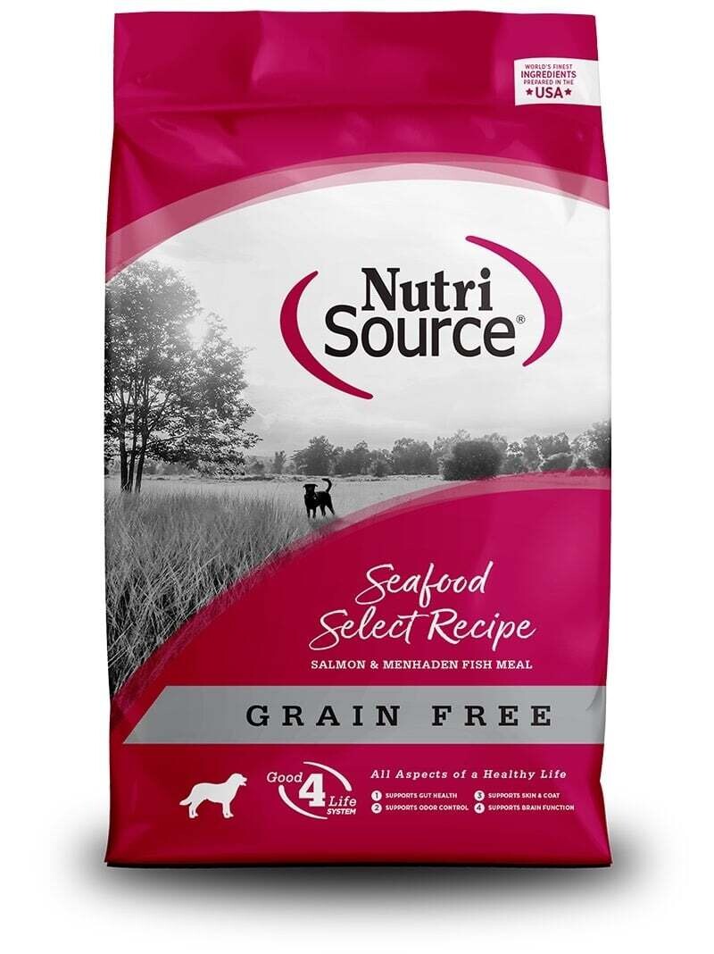 Nutrisource Dog Food Grain Free Seafood Select 12 lbs