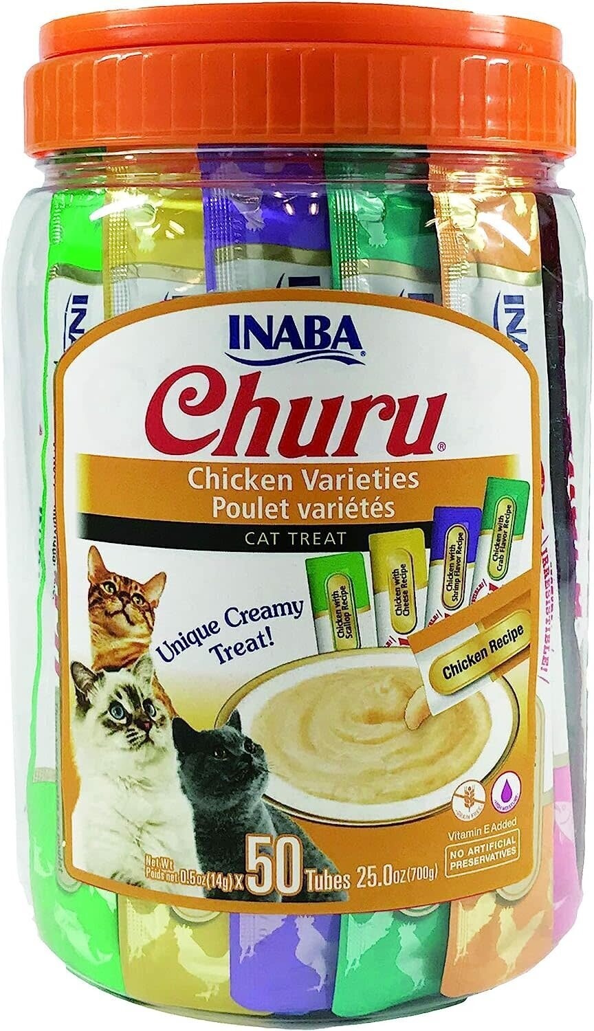 Churu Purees Variety Chicken 50 CT