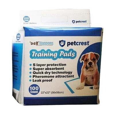 Petcrest Potty Training Pads - 100 Count