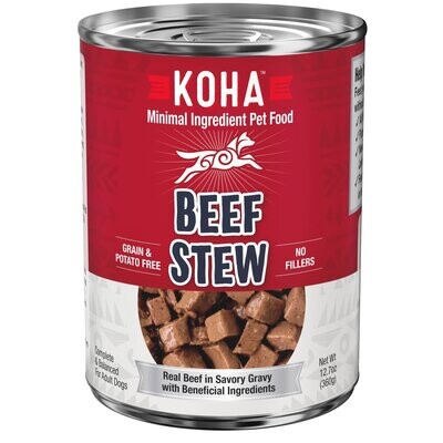 Koha Dog Stew Grain Free Beef 12.7 oz