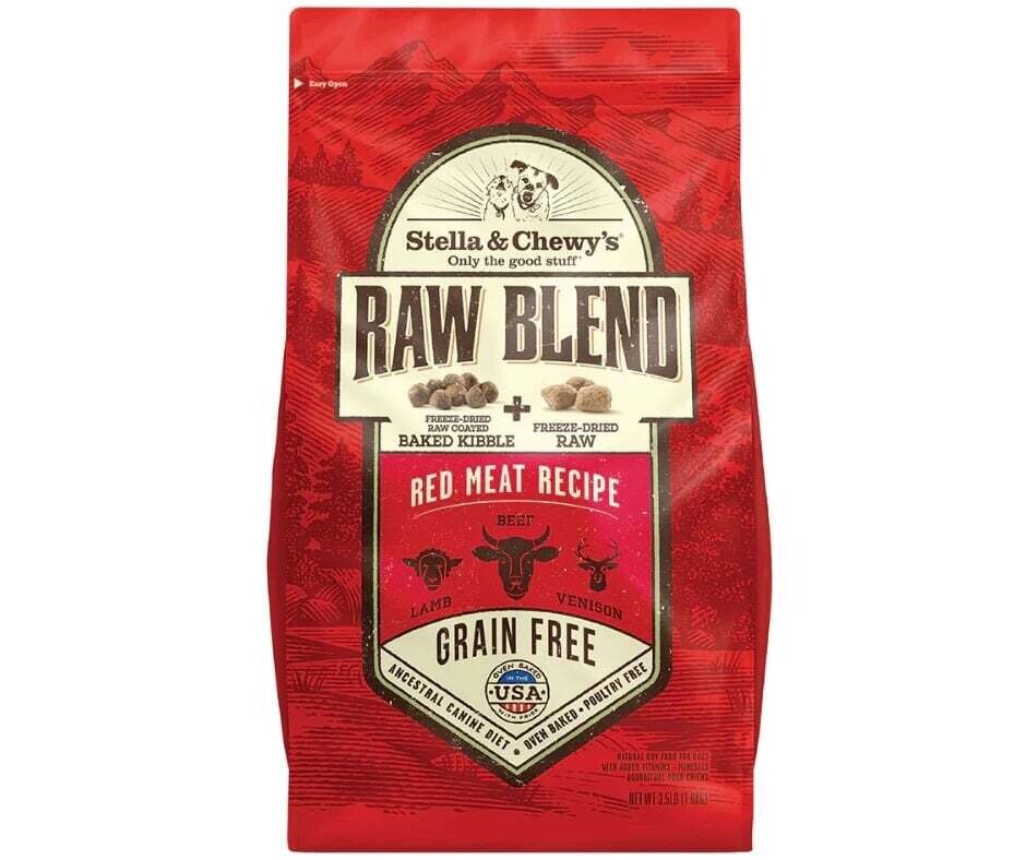 Stella &amp; Chewy&#39;s Raw Blend Grain Free Red Meat Recipe 22lbs