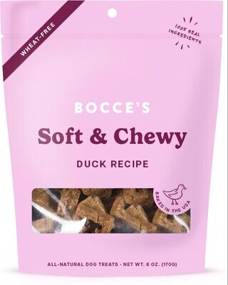 Bocce’s Bakery Soft &amp; Chewy Duck Recipe Dog Treats 6 oz