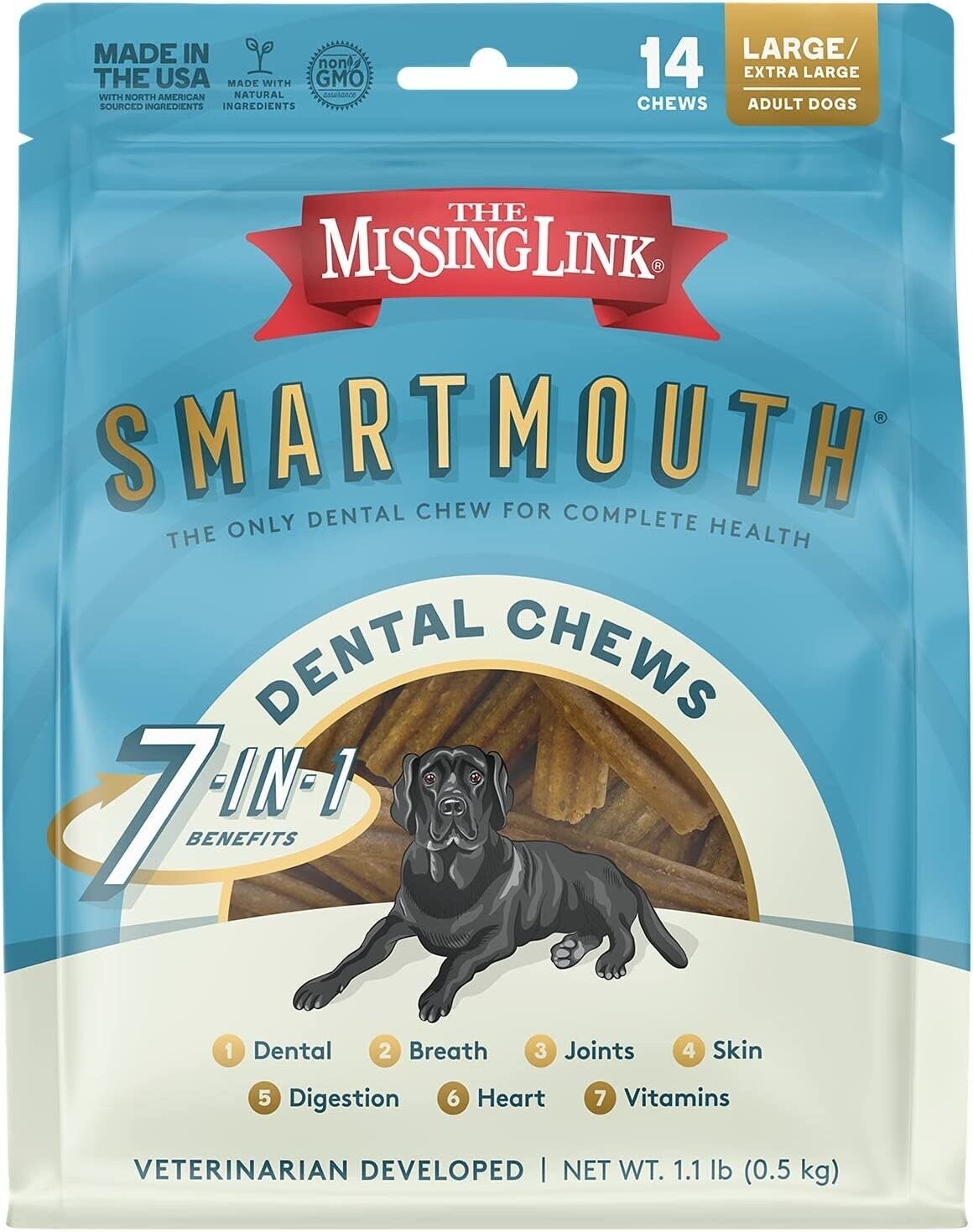 Smartmouth Dental Chew Lg-XL 14 ct