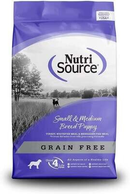 Nutrisource Dog Puppy Food Grain Free Small/Medium Breed 4 lbs