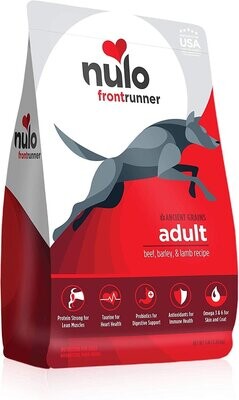 Nulo Frontrunner High-Protein Kibble Beef Barley &amp; Lamb Adult Dog Food 3lbs