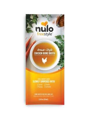 Nulo Bone Broth Freestyle Homestead Chicken Bone Broth for Dogs &amp; Cats 2 oz