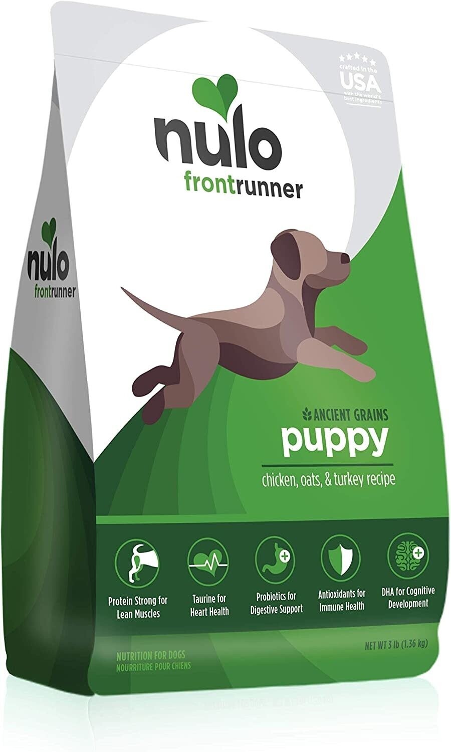 Nulo Frontrunner Puppy Chicken Oats &amp; Turkey Recipe 3 lbs