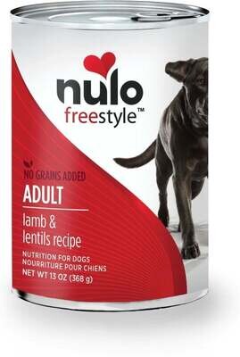 Nulo Can FreeStyle Lamb Lentils Pate Adult Dog Food 13 oz