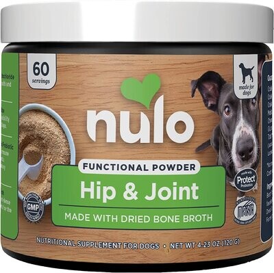 Nulo Functional Powder for Dogs Healthy Hip &amp; Joint 4.2 oz