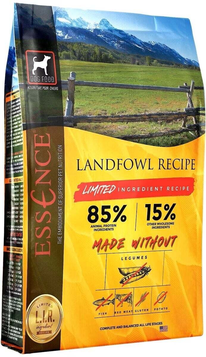 Essence Landfowl Recipe Dog Food 25 Lbs
