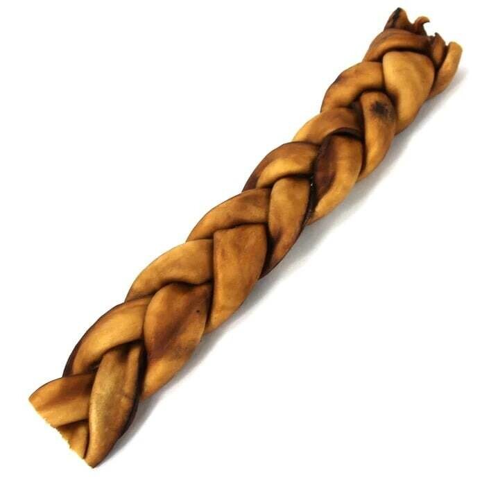 Tuesday&#39;s Natural Dog Company Standard Braided Collagen Sticks 12 inch