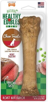 Nylabone Healthy Edibles Roast Beef Flavor Chew Treats Extra Large